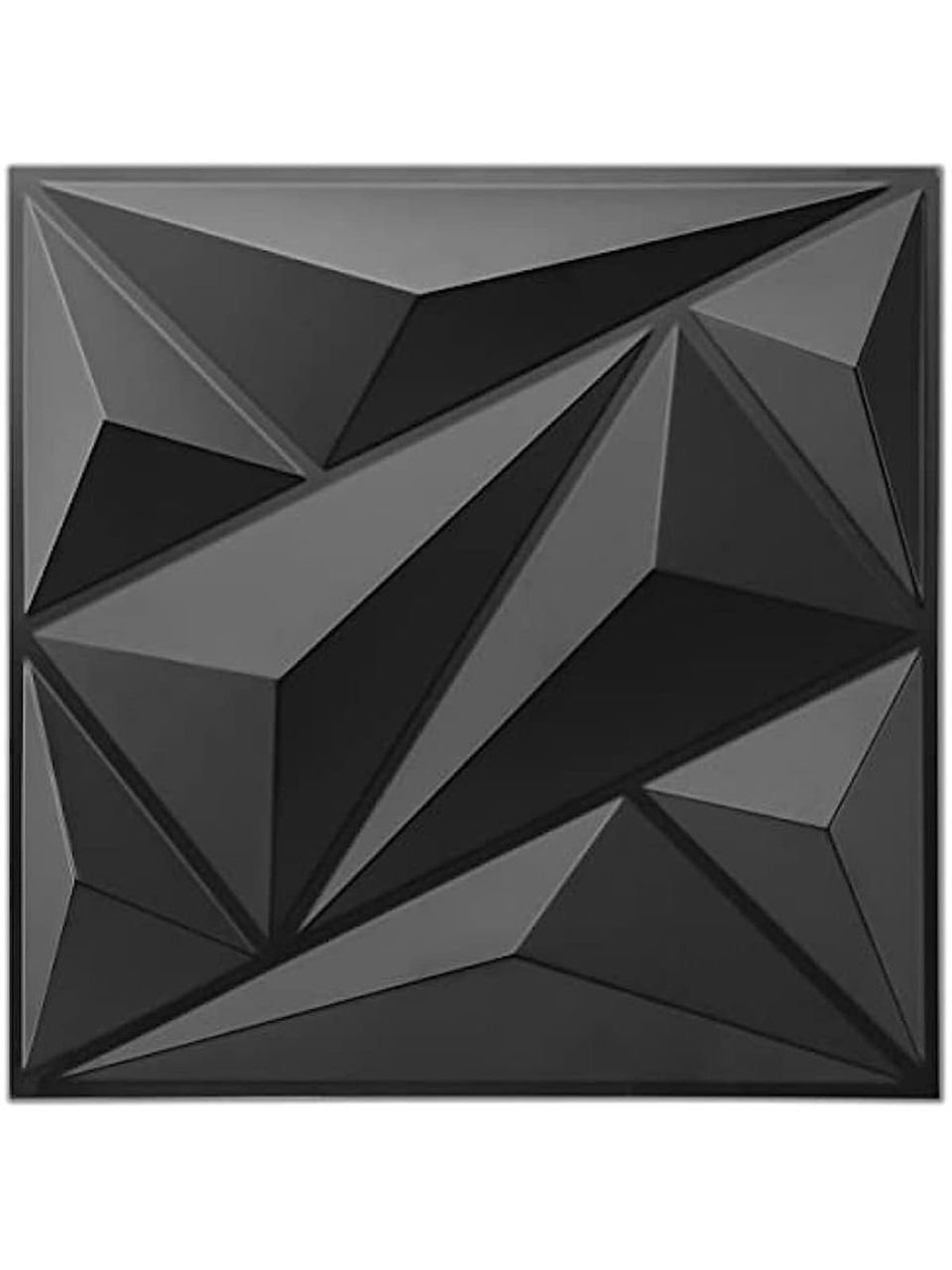 diamond-patterned wall panel made of PVC material